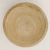 TL JJ Hand Carved Wood Bowl