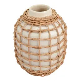 TL HMM Rattan Vase