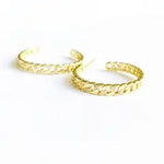 TL JTBC Pave Hoop Earring