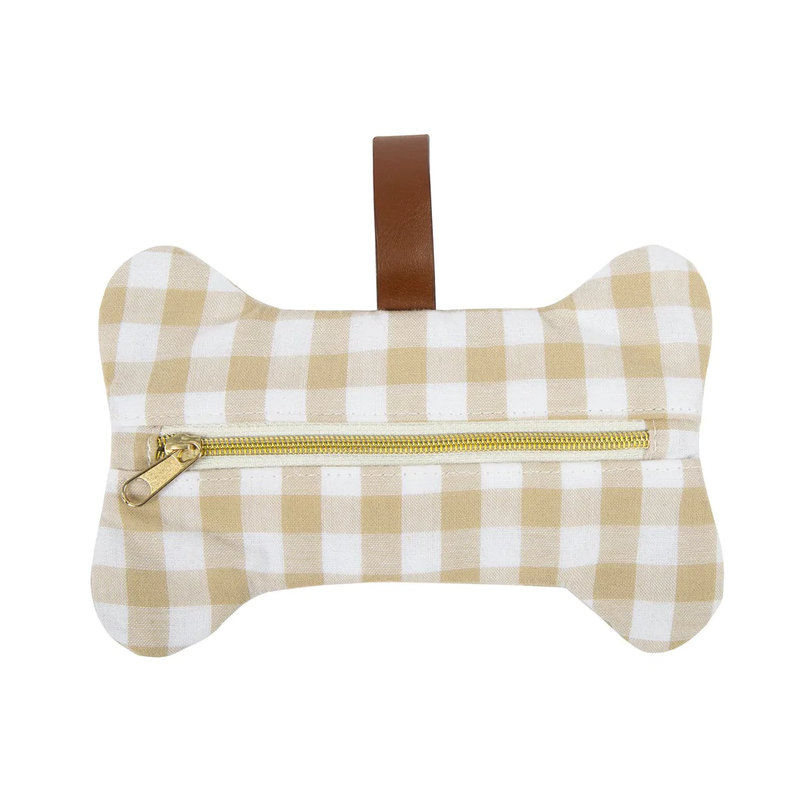 SP - Gingham Waste Bag Holder