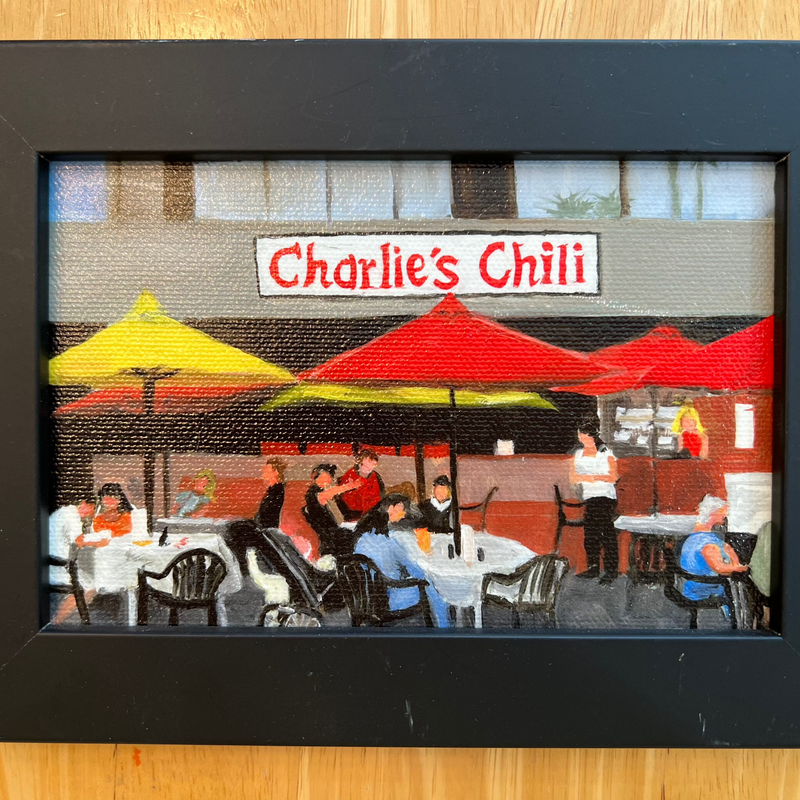 HH giclee of Charlie’s Chili