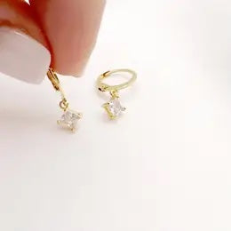 TL JTBC CZ Drop Earring